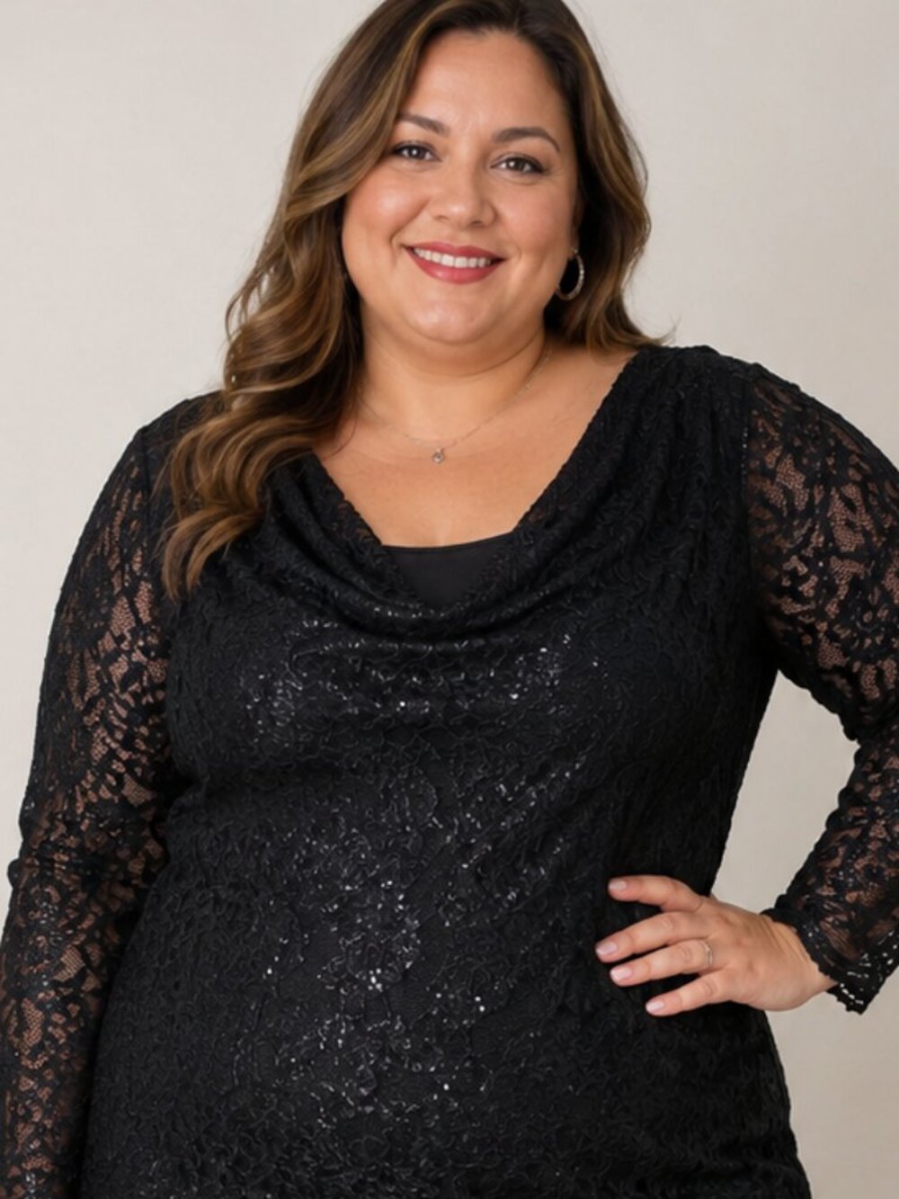 NWT Jessica Howard Black Lace Cocktail Dress  2X | Elegant Evening